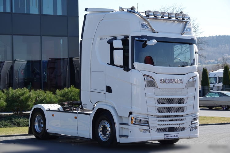 Scania S 500 / HYDRAULIKA / RETARDER / CAŁA NA PODUSZKACH / KLIMA POSTOJOWA / SKÓRY / ALUFELGI / FULL OPCJA / PO KONTRAKCIE SERWISOWYM zdjęcie 2