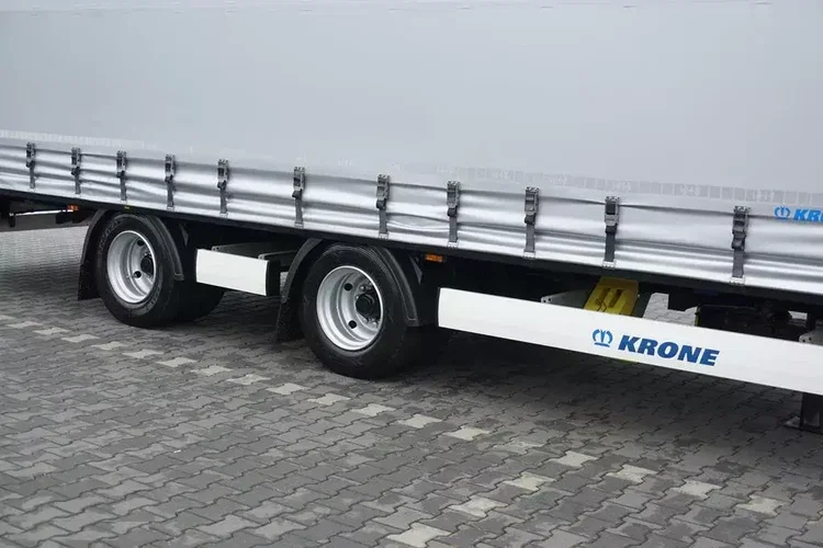 Krone TANDEM / FIRANKA / 19 PALET / DŁ. 7.75 M zdjęcie 9