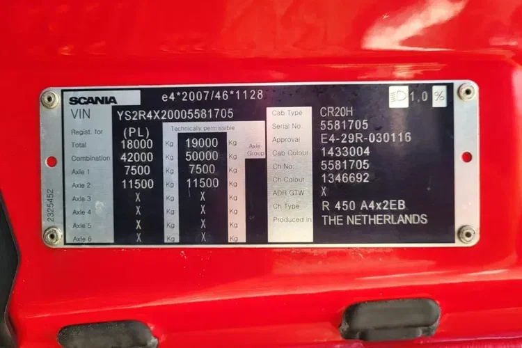 Scania R 450 A4x2EB Mega zdjęcie 10