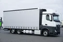 Mercedes ACTROS / 2542 / ACC / EURO 6 / FIRANKA / 18 PALET / OŚ SKRĘTNA zdjęcie 4