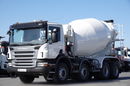 Scania P 360 / 8x4 / BETONOMIESZARKA / GRUSZKA / LIEBHERR / 9m3 / MANUAL zdjęcie 3