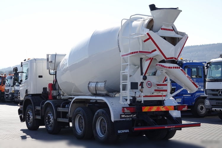 Scania P 360 / 8x4 / BETONOMIESZARKA / GRUSZKA / LIEBHERR / 9m3 / MANUAL zdjęcie 6