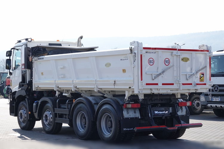 Renault C 430 / 8x4 / WYWROTKA MEILLER  + HYDROBURTA / BORDMATIC / SPROWADZONY zdjęcie 13