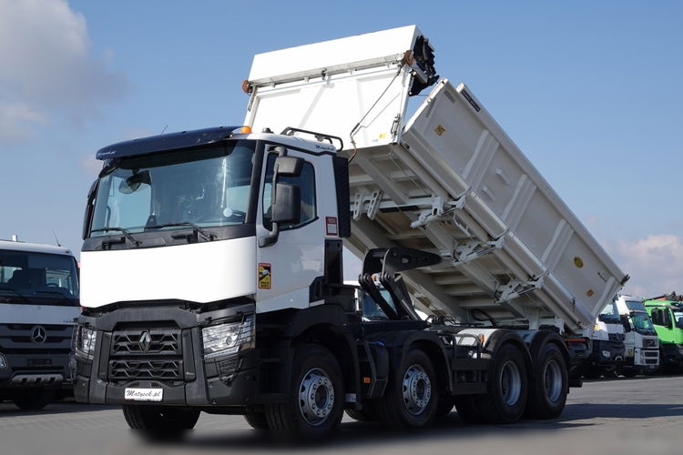 Renault C 430 / 8x4 / WYWROTKA MEILLER  + HYDROBURTA / BORDMATIC / SPROWADZONY zdjęcie 1