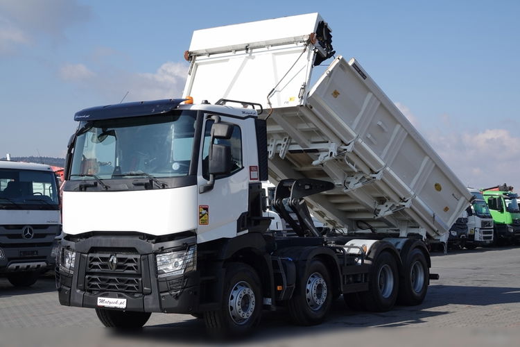 Renault C 430 / 8x4 / WYWROTKA MEILLER  + HYDROBURTA / BORDMATIC / SPROWADZONY zdjęcie 2