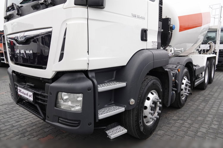 MAN TGS 32.400 / 8X4 / GRUSZKA / BETONOMIESZARKA / 9 M3 / SCHWING STETTER / OPONY 100% / ALUFELGI / SPROWADZONY zdjęcie 10