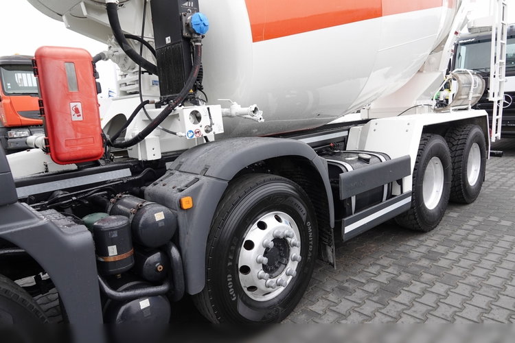 MAN TGS 32.400 / 8X4 / GRUSZKA / BETONOMIESZARKA / 9 M3 / SCHWING STETTER / OPONY 100% / ALUFELGI / SPROWADZONY zdjęcie 11