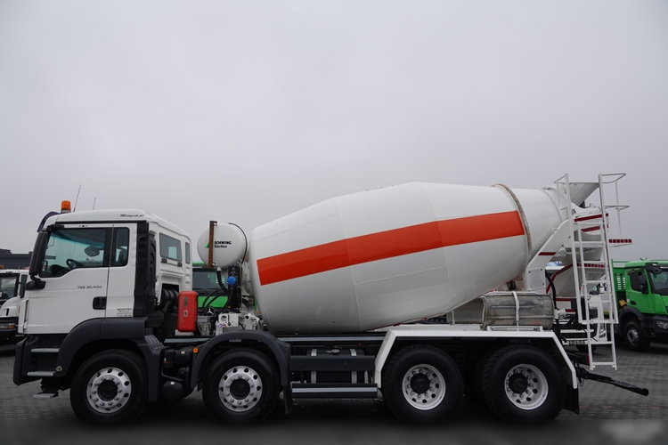 MAN TGS 32.400 / 8X4 / GRUSZKA / BETONOMIESZARKA / 9 M3 / SCHWING STETTER / OPONY 100% / ALUFELGI / SPROWADZONY zdjęcie 12