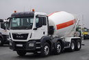 MAN TGS 32.400 / 8X4 / GRUSZKA / BETONOMIESZARKA / 9 M3 / SCHWING STETTER / OPONY 100% / ALUFELGI / SPROWADZONY zdjęcie 1