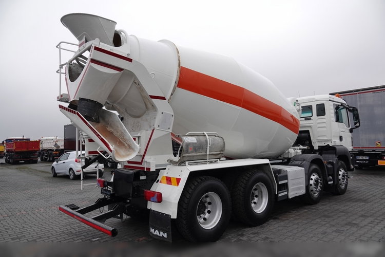 MAN TGS 32.400 / 8X4 / GRUSZKA / BETONOMIESZARKA / 9 M3 / SCHWING STETTER / OPONY 100% / ALUFELGI / SPROWADZONY zdjęcie 5