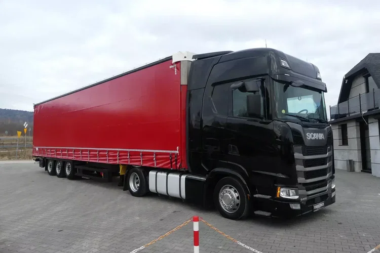 Scania S450 + SCHMITZ FIRANKA / ZESTAW MEGA / RETARDER / zdjęcie 10