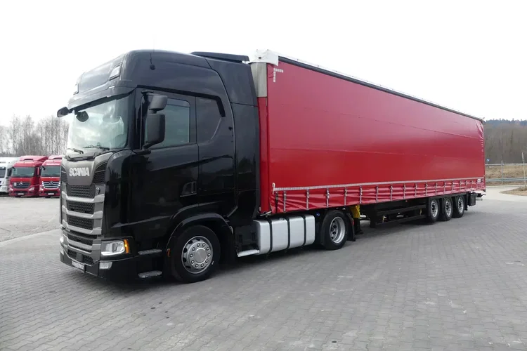 Scania S450 + SCHMITZ FIRANKA / ZESTAW MEGA / RETARDER / zdjęcie 3