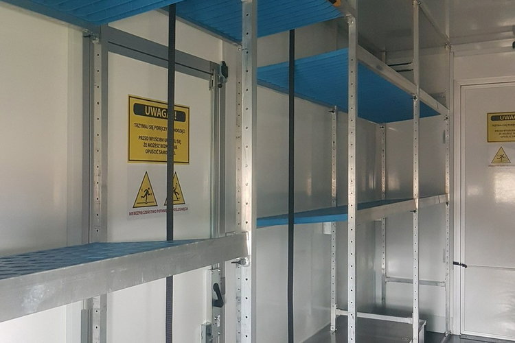 Iveco Daily KONTENER NISKOPODŁOGOWY 4.43x2.23x2.42 SKLEP BAR FOODTRUCK KAMPER AC zdjęcie 34