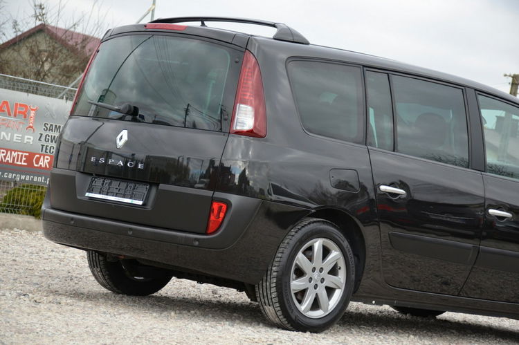 Renault Grand Espace Czarny Opłacony 2.0T 170KM Lift Serwis Panorama Navi Kamera 7-foteli zdjęcie 9