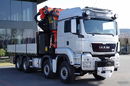 MAN TGS 41.480 / 8X6 / SKRZYNIOWY + HDS PALFINGER PK 92002-SH F + FLY JIB 170 E / WYSIĘG 34 M / MAX UDŹWIG 26 000 KG / STEROWANIE RADIOWE / 5 PODPÓR / 7 FUNKCJI / FULL SERWIS / FULL SERWIS PALFIN zdjęcie 21