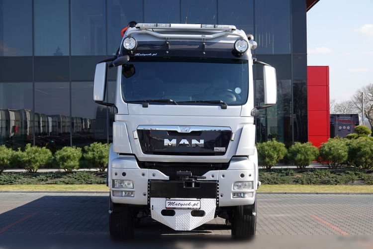 MAN TGS 41.480 / 8X6 / SKRZYNIOWY + HDS PALFINGER PK 92002-SH F + FLY JIB 170 E / WYSIĘG 34 M / MAX UDŹWIG 26 000 KG / STEROWANIE RADIOWE / 5 PODPÓR / 7 FUNKCJI / FULL SERWIS / FULL SERWIS PALFIN zdjęcie 22