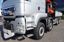 MAN TGS 41.480 / 8X6 / SKRZYNIOWY + HDS PALFINGER PK 92002-SH F + FLY JIB 170 E / WYSIĘG 34 M / MAX UDŹWIG 26 000 KG / STEROWANIE RADIOWE / 5 PODPÓR / 7 FUNKCJI / FULL SERWIS / FULL SERWIS PALFIN zdjęcie 30