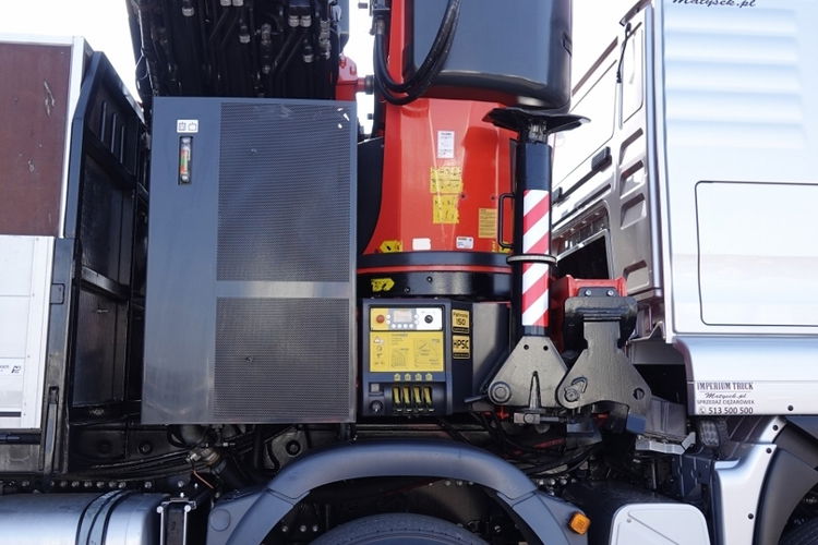 MAN TGS 41.480 / 8X6 / SKRZYNIOWY + HDS PALFINGER PK 92002-SH F + FLY JIB 170 E / WYSIĘG 34 M / MAX UDŹWIG 26 000 KG / STEROWANIE RADIOWE / 5 PODPÓR / 7 FUNKCJI / FULL SERWIS / FULL SERWIS PALFIN zdjęcie 43