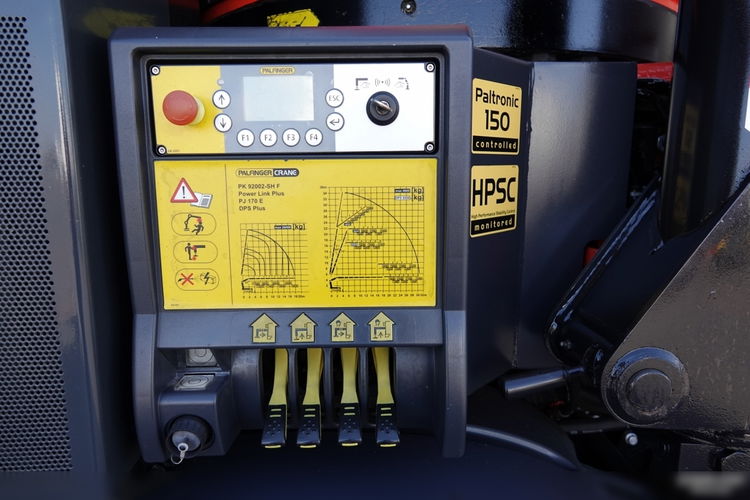 MAN TGS 41.480 / 8X6 / SKRZYNIOWY + HDS PALFINGER PK 92002-SH F + FLY JIB 170 E / WYSIĘG 34 M / MAX UDŹWIG 26 000 KG / STEROWANIE RADIOWE / 5 PODPÓR / 7 FUNKCJI / FULL SERWIS / FULL SERWIS PALFIN zdjęcie 44