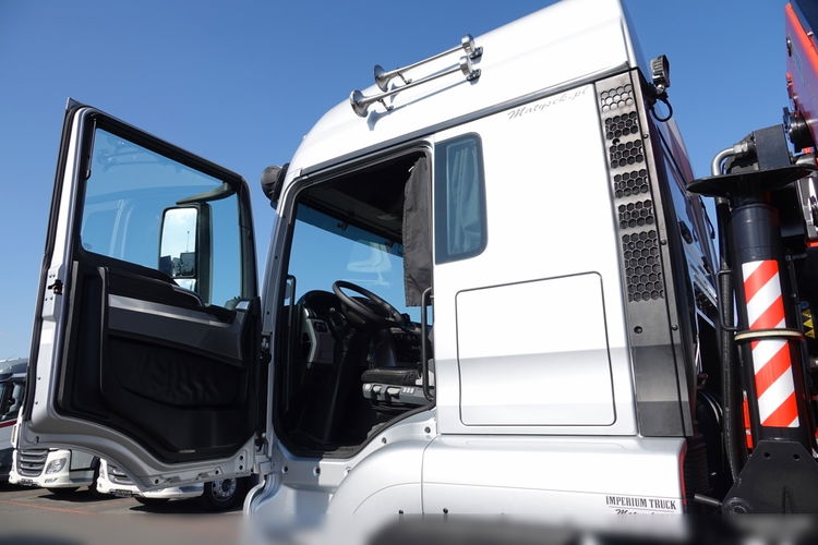 MAN TGS 41.480 / 8X6 / SKRZYNIOWY + HDS PALFINGER PK 92002-SH F + FLY JIB 170 E / WYSIĘG 34 M / MAX UDŹWIG 26 000 KG / STEROWANIE RADIOWE / 5 PODPÓR / 7 FUNKCJI / FULL SERWIS / FULL SERWIS PALFIN zdjęcie 51