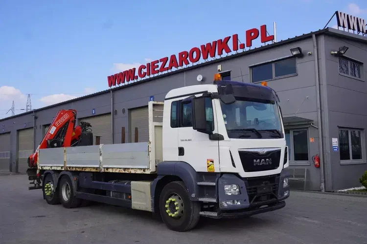 MAN TGS 26.360 burtowy / Dźwig Fassi F175 7.7 t / 3. oś skrętna zdjęcie 2