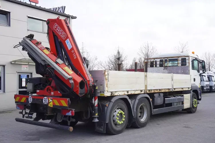 MAN TGS 26.360 burtowy / Dźwig Fassi F175 7.7 t / 3. oś skrętna zdjęcie 5