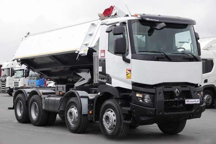 Renault C 430 / 8x4 / WYWROTKA + HYDROBURTA / BORDMATIC / SPROWADZONY zdjęcie 10