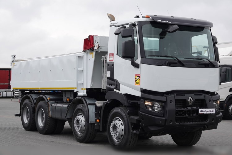 Renault C 430 / 8x4 / WYWROTKA + HYDROBURTA / BORDMATIC / SPROWADZONY zdjęcie 14