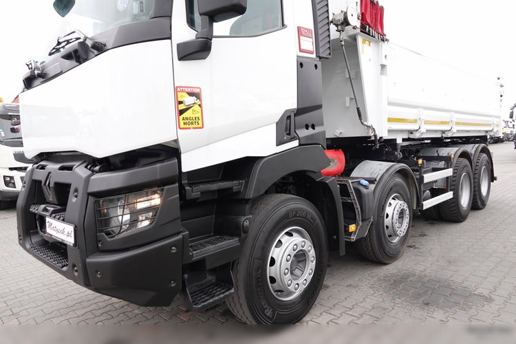 Renault C 430 / 8x4 / WYWROTKA + HYDROBURTA / BORDMATIC / SPROWADZONY zdjęcie 16