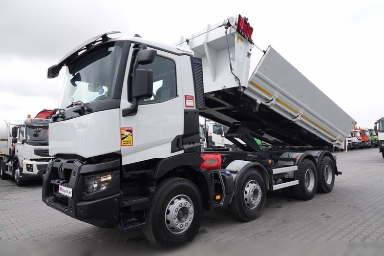 Renault C 430 / 8x4 / WYWROTKA + HYDROBURTA / BORDMATIC / SPROWADZONY zdjęcie 2