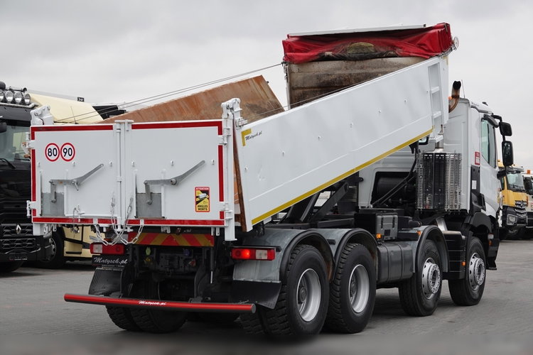 Renault C 430 / 8x4 / WYWROTKA + HYDROBURTA / BORDMATIC / SPROWADZONY zdjęcie 4