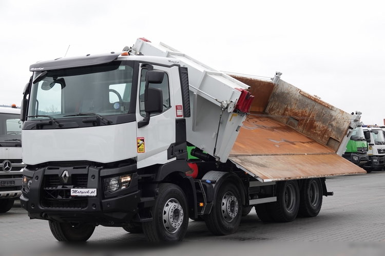 Renault C 430 / 8x4 / WYWROTKA + HYDROBURTA / BORDMATIC / SPROWADZONY zdjęcie 7