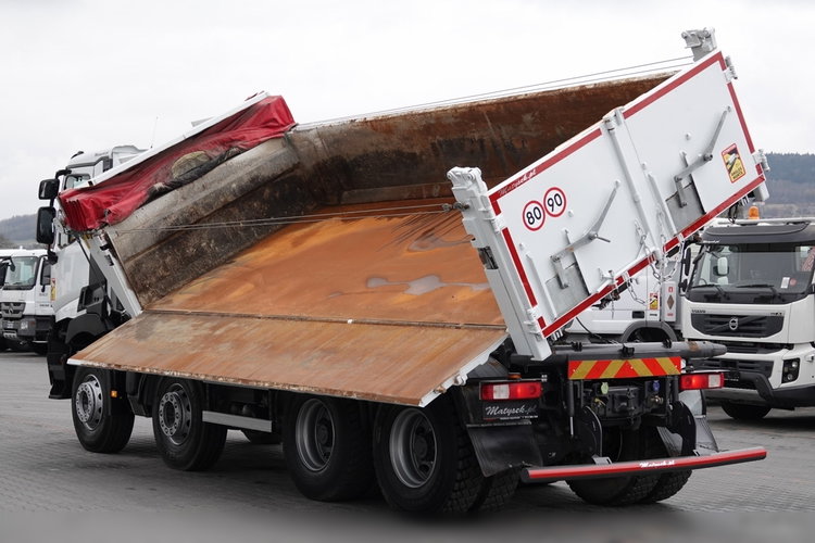 Renault C 430 / 8x4 / WYWROTKA + HYDROBURTA / BORDMATIC / SPROWADZONY zdjęcie 8