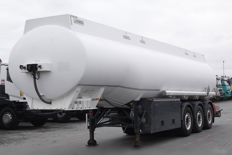 STOKOTA   / CYSTERNA DO PALIWA / 37 800 L / 4 KOMORY / OŚ PODNOSZONA / SAF  zdjęcie 1