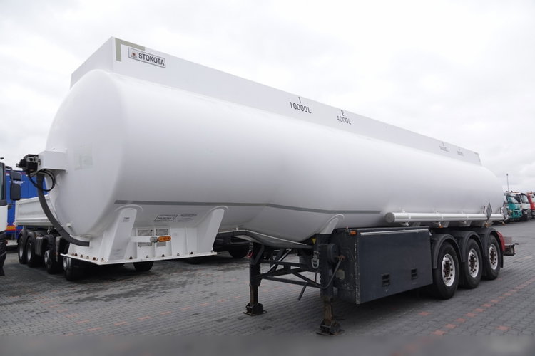 STOKOTA   / CYSTERNA DO PALIWA / 37 800 L / 4 KOMORY / OŚ PODNOSZONA / SAF  zdjęcie 2