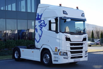 Scania R 450 / RETARDER / HYDRAULIKA / CAŁA NA PODUSZKACH / PO KONTRAKCIE SERWISOWYM