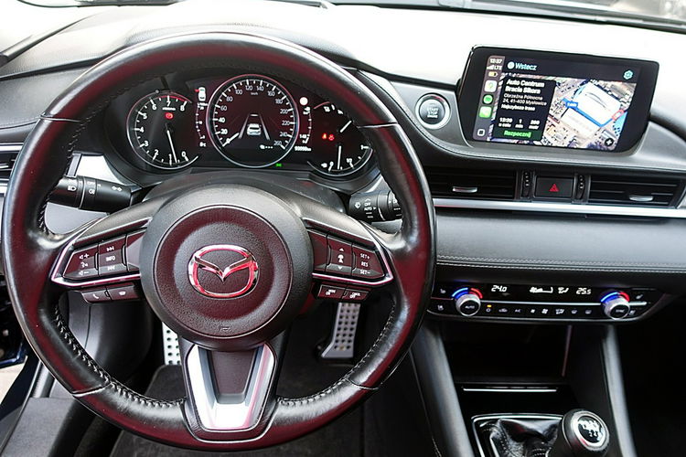 Mazda 6 PRESTIGE+Skóra+EL.DACH Kamera 360 1Właś. GWAR. Kraj. Bezwyp ASO F23% 4x2 zdjęcie 16