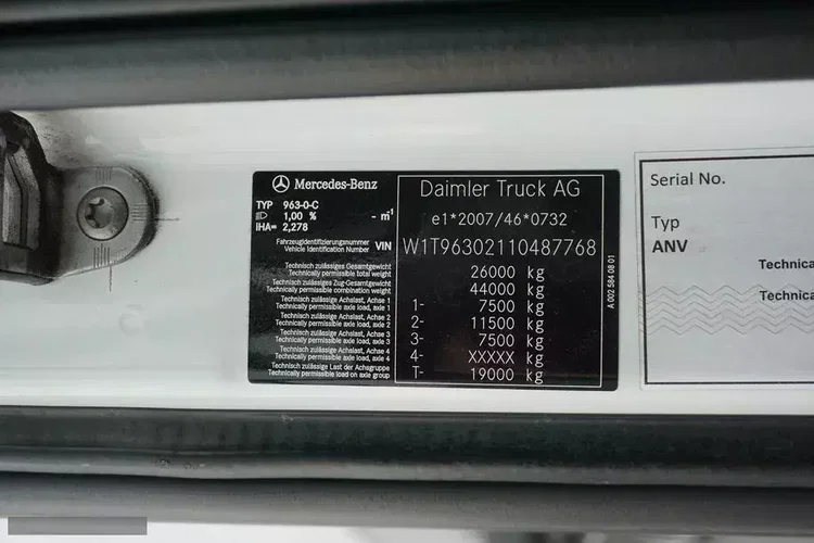 Mercedes ACTROS / 2542 / ACC / E 6 / MP 5 / ZESTAW PRZESTRZENNY / GIGA SPACE zdjęcie 10