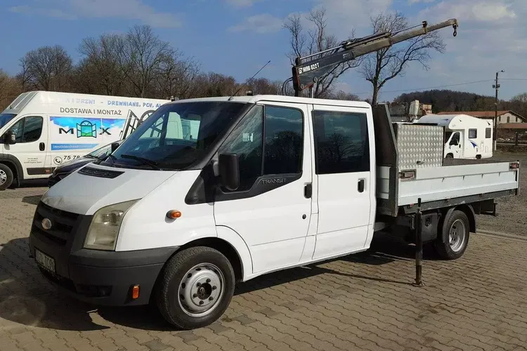 Ford Transit HDS Hiab 022 T-3 Mocny/podpory Auto Salon Polska jeden Właściciel zdjęcie 3