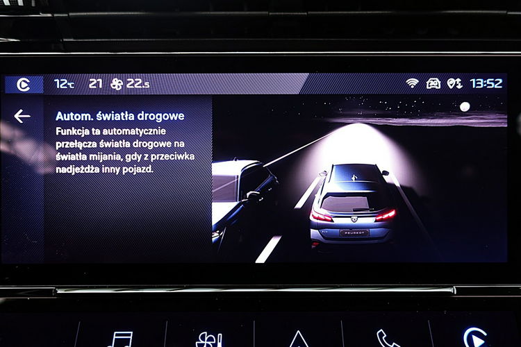 Peugeot 308 SW Automat ALLURE Navi+ACC+Kamera+ADAS GWARANCJA 1wł Bezwyp Kraj FV23% 4x2 zdjęcie 28