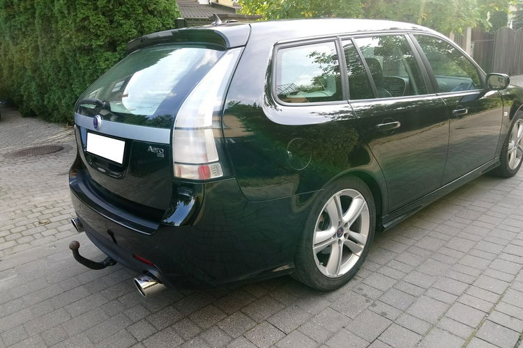Saab 9-3 V6 2.8 Turbo 280 KM Aero XWD , bezwypadkowy, stan bardzo dobry zdjęcie 11