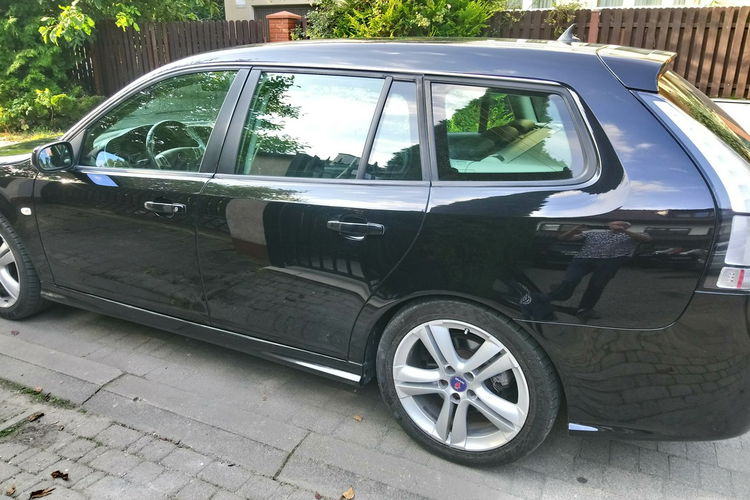 Saab 9-3 V6 2.8 Turbo 280 KM Aero XWD , bezwypadkowy, stan bardzo dobry zdjęcie 4