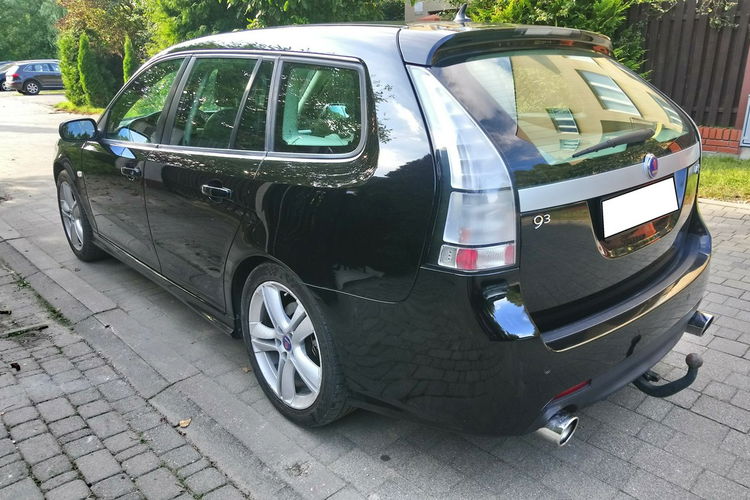 Saab 9-3 V6 2.8 Turbo 280 KM Aero XWD , bezwypadkowy, stan bardzo dobry zdjęcie 5