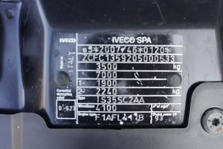 Iveco Daily 35C13 L4_Maxi_Long _Kamera cofania_Niski przebieg zdjęcie 21