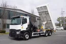 Renault C480 / HDS Hiab 8.7 t / wywrotka 3-stronna / 2 hydroburty zdjęcie 3