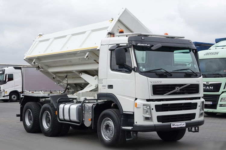 Volvo FM 400 / 6x4 / WYWROTKA / HYDROBURTA / BORDMATIC / MANUAL / SPROWADZONY zdjęcie 12