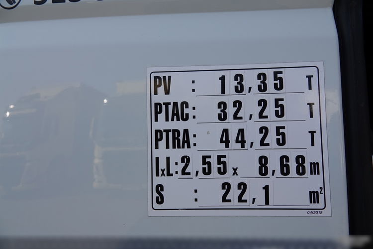 Iveco STRALIS X-WAY 480 / 8x4 / WYWROTKA TYLNOZSYP + HYDROKLAPA / OPONY 100% / 2020 R / SPROWADZONA zdjęcie 41