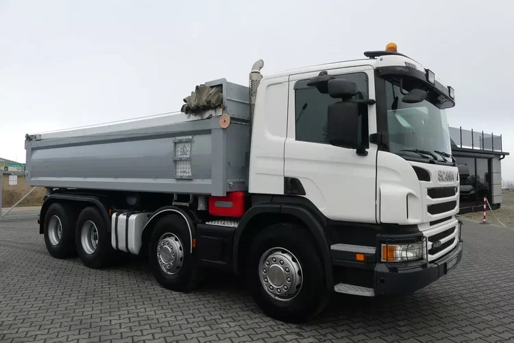 Scania P400 / 8x4 / WYWROTKA / HYDROBURTA / MANUAL / RETARDER / zdjęcie 10
