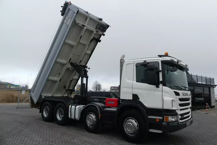 Scania P400 / 8x4 / WYWROTKA / HYDROBURTA / MANUAL / RETARDER / zdjęcie 19