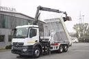 Mercedes Antos 2536 / 100 000 km / HDS 3.9 t HIAB XS 111 / wywrotka 2-stronna / oś skrętna zdjęcie 1